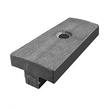 Elephant kunststof clips rock grey – 100 stuks met schroeven
