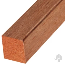 Elephant geschaafde balk duurzaam hardhout FSC 3,5x3,8x245 cm – perfect voor een sterke terrasconstr