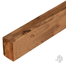 Elephant onderbalk bruin verduurzaamd vuren FSC 4,4 x 6,8 x 240 cm – vlak geschaafd