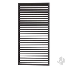 Elephant Shutter Schutting Keruing FSC Hardhout – Verstelbare Shutters zwart gecoat  6,8 x 90 x 180 