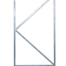 Elephant stalen frame voor houten tuindeuren 2x100x180 cm – Perfect te combineren met beslagset 0089