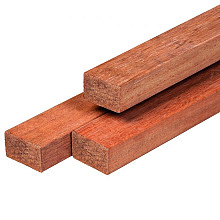 Azobe regel Geschaafd 045/090; 4,5x9x550 cm