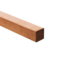 Azobe paal geschaafd 085/085; 8,5x8,5x250 cm