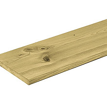 Groen Geïmpregneerd Vuren Plank PEFC Midden-Europees Geschaafd 1,6×14×180 cm – Duurzaam, betrouwbaar