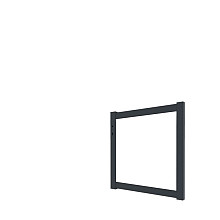 Boston maatwerk Enkele poort klein max (B) 200cm (H) 100cm incl insteekslot