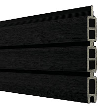 WPC Premium Fence Board Ebony Black – 21 × 160 mm (wb 150 mm)