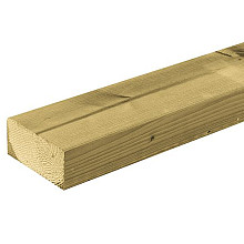 Groen Geïmpregneerd Vuren Plank FSC Noord-Europees Geschaafd 4,5×9,8×420 cm