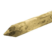 Gefreesde Grenen Paal Kop PEFC 8x400 cm – Duurzaam, sterk en stijlvol voor elke tuinaanleg