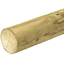 Gefreesde Grenen Paal Kop PEFC 12x400 cm – Duurzaam, sterk en stijlvol voor elke tuinaanleg