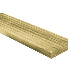 Grenen Vlonderplank 2,6x14x500 cm – Duurzaam, stijlvol en perfect voor elke buitenruimte