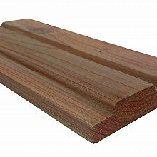 Douglas Rabat (plank) dubbel rhombus 27/129 werkend;27x1,29x500 cm - Duurzame, Stijlvolle Gevelbekle