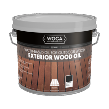 Woca Exterior Oil Antraciet 2,5 ltr – Beschermt en verdiept de kleur van uw hout