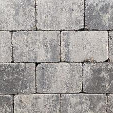 Stonique trommelsteen 21x14x7 cm grijs/zwart – tijdloze natuursteen voor tuin en oprit