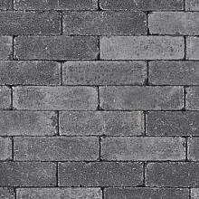 Stonique Trommelsteen Dikformaat 6 cm Antraciet