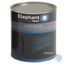 Elephant colourwood kopse sealer gitzwart  1 liter blik