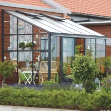 Euro-Muurserre 2.33 x 4.57 Ral kleur 6009 of 9005