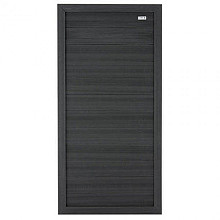 Elephant schutting Forte houtcomposiet FSC/GRS 4x90x180 cm zelfbouwset antraciet met aluminium kader