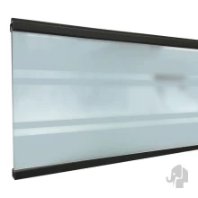 Elephant recht windscherm mat hardglas 90 x 180 cm – stijlvol, duurzaam en windwerend