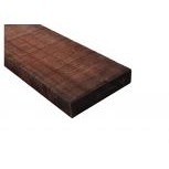 Azobe 040/200 plank fijn bezaagd; 4x20x300 cm