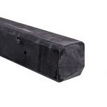 Beton hoekpaal rotsmotief antraciet 10x10x275 cm – Sterk, stijlvol en onderhoudsarm