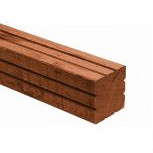 Paal Bangkirai Geschaafd 9x9x275 cm – Duurzaam, Sterk en Luxueus voor Buitenprojecten