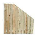 Grenen Scherm Afbouw Beton 21 Planken; 90x180x180 cm- Duurzaam, Stijlvol en Praktisch