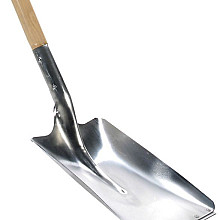 Talen Tools – Ballastschop – Karlstad – Aluminium – Met slijtstrip – Essenhouten steel – 85 cm