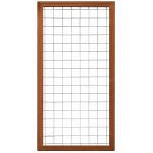 Draadscherm Bangkirai. Kader 180x90 cm