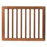 Bangkirai Deur Recht Kader 80x100 cm - Duurzaam, stijlvol en perfect voor elke tuin