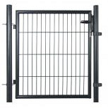 Poort compleet enkel antraciet 120×100 cm – stijlvol, sterk en onderhoudsvriendelijk