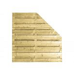 Scherm Carp Geïmpregneerd Hoek-Links Verticaal – 180x90x180 cm