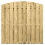 Scherm Vuren Carpentier Geïmpregneerd Toog-Verticaal – 19 Planken, 180x180 cm