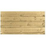 Scherm Vuren Carpentier Geïmpregneerd Recht-Horizontaal 90x180 cm – Duurzaam en stijlvol tuinscherm