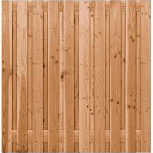 Scherm Coloured Wood Geschaafd – 21 Planks, 180×180 cm