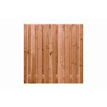 Scherm Douglas Ruw Recht 21 planken – 180x180 cm