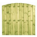 Scherm Toog Act FSC Geschaafd – RVS geschroefd 180x180 cm