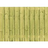 Scherm Vuren bij Beton – 21 Planks, 130x180 cm