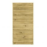 Vuren Louvre Scherm 90x180 cm – Stijlvolle privacy en natuurlijke uitstraling