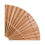 Waaier Dubbel Glad 180 cm