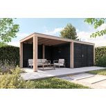 Douglas Overkapping Excellent 400x1180 cm – Luxe, Ruimte en Duurzaamheid voor Elke Tuin