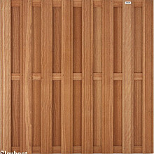 Elephant shutter schutting Bangkirai hardhout 44x1800x1800mm vaste shutters