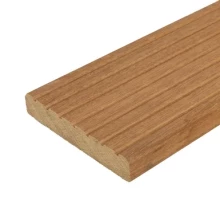 Bangkirai terrasplank glad/grof Premium 2,1x14,5x335 cm bruin