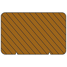 Bangkirai balk v-groeven Premium 4,2x6,5x366 cm