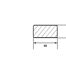 Bangkirai balk glad  Premium 2,2x4,5x305 cm bruin