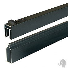 Elephant onder- en bovenregel Modular Rhombus aluminium 2x4,1x180 cm – antraciet gepoedercoat (2 stu