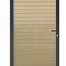 Elephant Tuindeur Dark Line Aluminium Rhombus zandkleur 4x90x174 cm