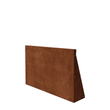Cortenstaal keerwand - Recht - 100 x 60 cm