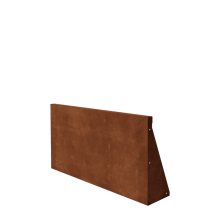 Cortenstaal keerwand - Recht - 100 x 50 cm