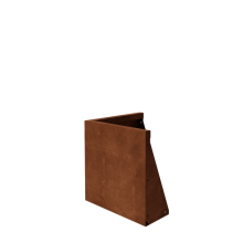 Cortenstaal keerwand - Buitenhoek - 50 x 50 x 50 cm