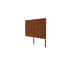 Cortenstaal schutting H4 - Complete set - 252 x 6 x 190 cm